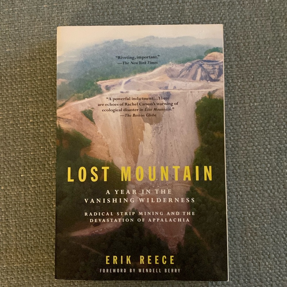 EUC signed book Lost Mountain by Erik Reece